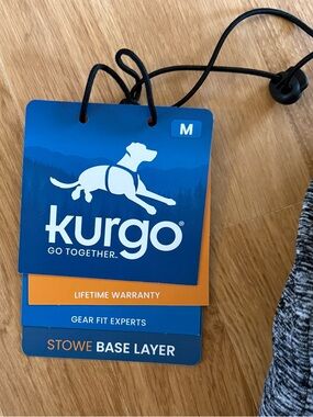 NEW Dog Kurgo Stowe Base Layer - Heather Black - Size Medium